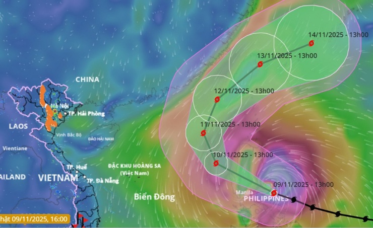 Biển Đông chuẩn bị đón bão số 14 mã Phượng Hoàng