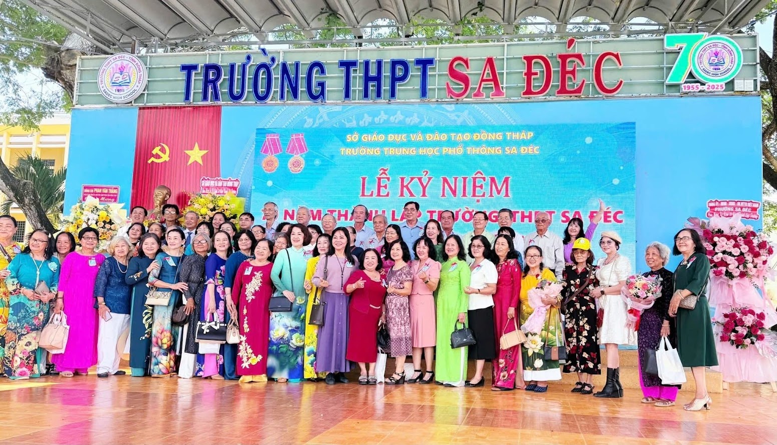 THPT Sa Đéc long trọng kỷ niệm 70 năm thành lập (1955–2025)