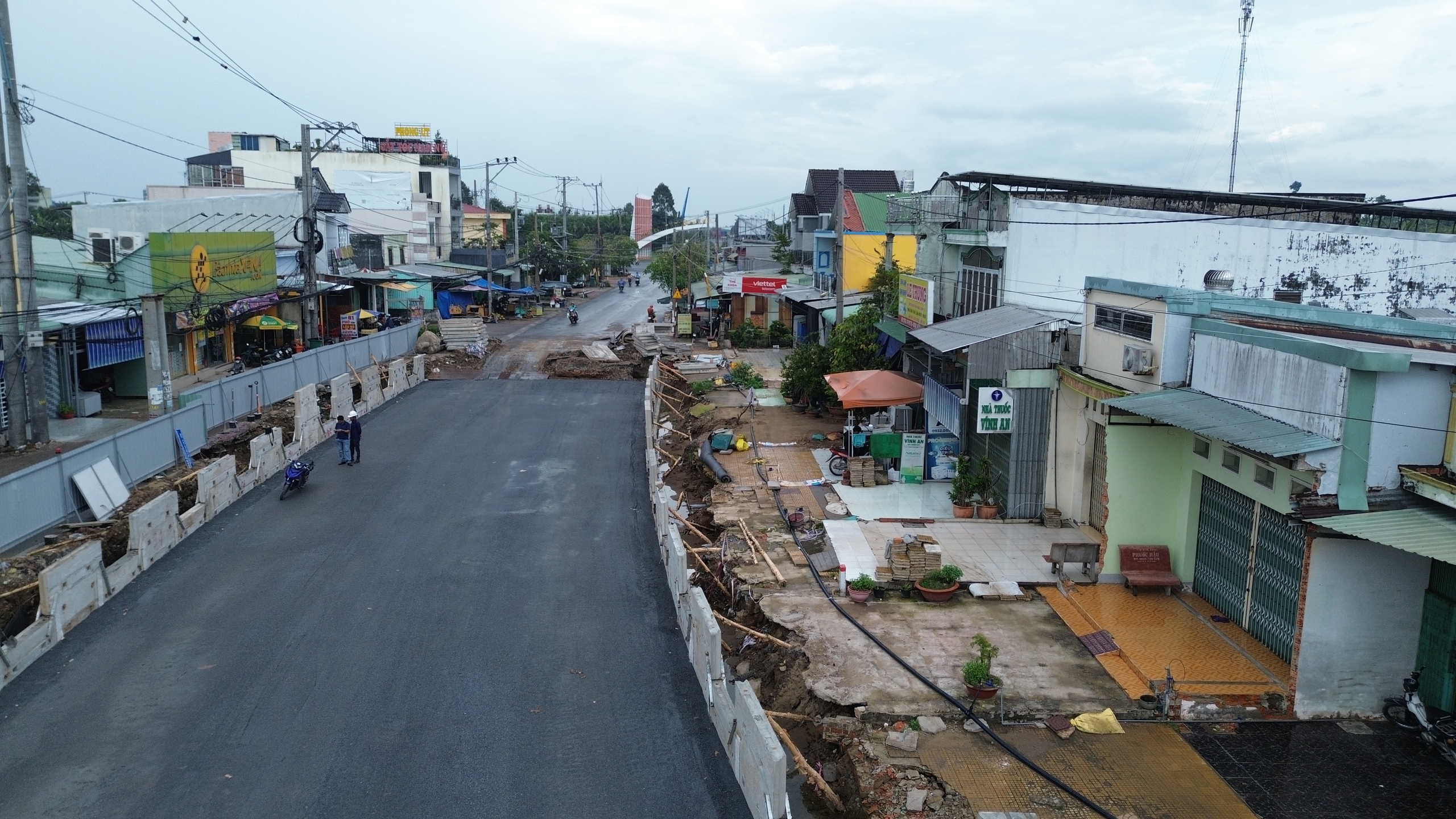 Cầu Sa Đec trong những ngày đầu nối liền hai bờ