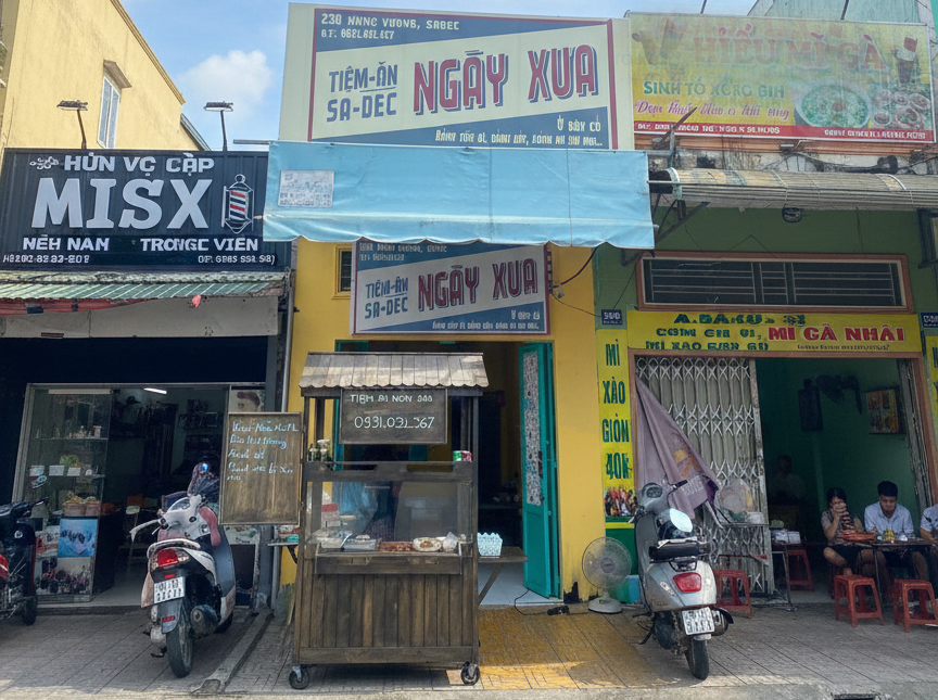 Tiệm ăn SA ĐÉC - NGÀY XƯA: Nơi Thời Gian Ngừng Lại 