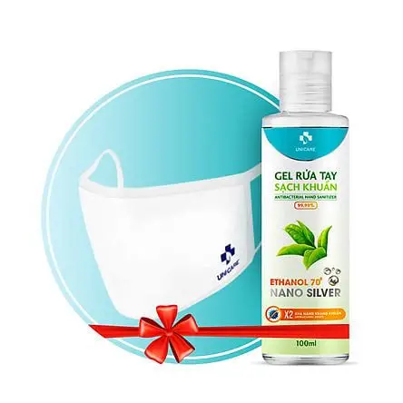 Combo khẩu trang + gel